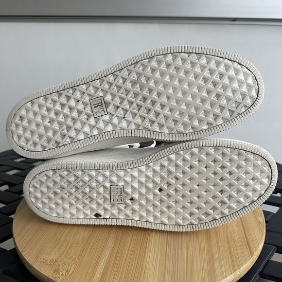 FRYE Astor 3481580-WHT Mid Lace Classic Hi Top Leather Sneaker Shoes Size 10.5 D - Picture 11 of 14